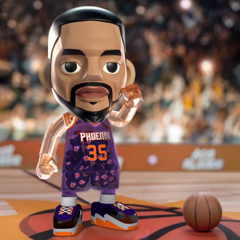 王牌化身杜兰特Money Ball球星NBA官网授权 太阳手办中娃收藏送礼