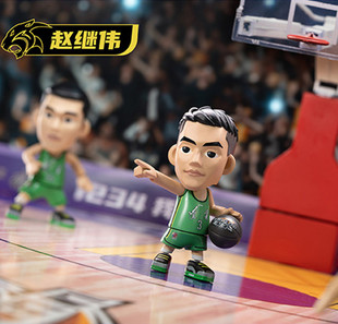 现货速发 王牌化身赵继伟辽宁本钢队CBA周边收藏潮玩正品手办公仔
