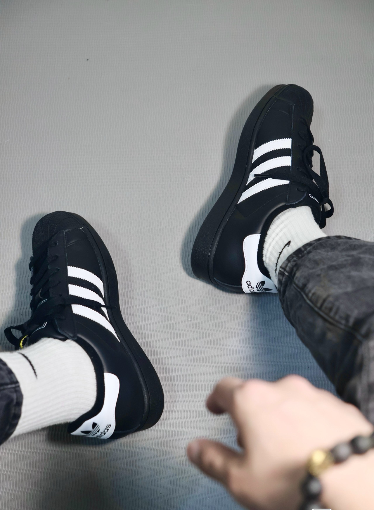 Adidas阿迪达斯正品三叶草SUPERSTAR男女贝壳头休闲鞋板鞋JI0079