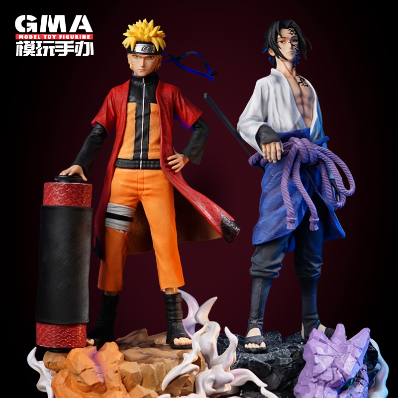 【现货】火影忍者手办GK系列咒印鸣人佐助动漫系列周边模型礼物