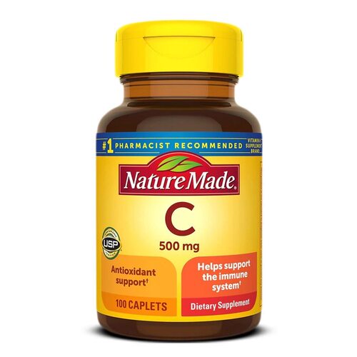 美国进口Nature Made天唯美高浓度维生素C+D3+锌增强防护100片