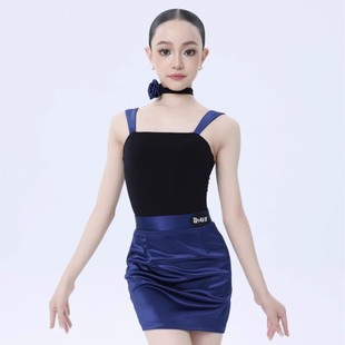 未午WAVE拉丁舞服女成人夏季 少儿甜辣风轻奢练功服 吊带2025新款