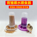 芦丁鸡鸭鹅自动喂水器喂食器 鹌鹑迷你喂水 鹦鹉自动喝水器喂食器