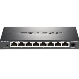 普联TP-LINK TL-SG2008D 8口全千兆云管理交换机Web网管TRUNK端口镜像汇聚链路聚合VLAN电视IPTV网络单线复用