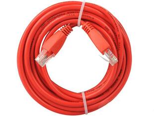 PowerSync/包尔星克UTP5-05超五类网线高速以太网络连接线5米红色