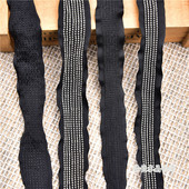 新款 发饰帽子衣领围边 珠链手缝织带diy钉珠花边鞋 2.4 2.8厘米宽