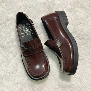 【全款现货预约】方头无缝低跟制服鞋日常百搭学院风