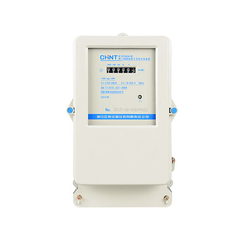 DTS634正泰220/380V0.075(6)A三相电子式电能表B级LCD红外485昆仑