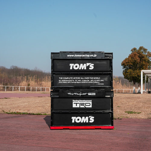 TOMS and TRD日式折叠收纳盒户外露营箱潮流车载后备收纳箱摆件