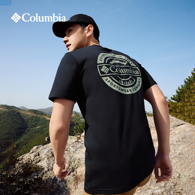 Columbia舒适旅行运动短袖T恤