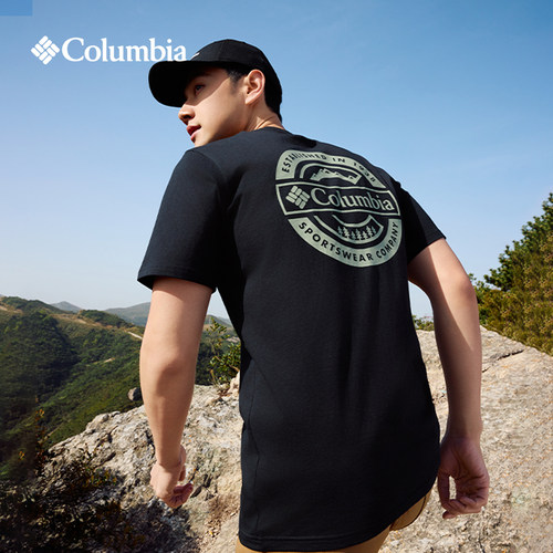Columbia舒适旅行运动短袖T恤