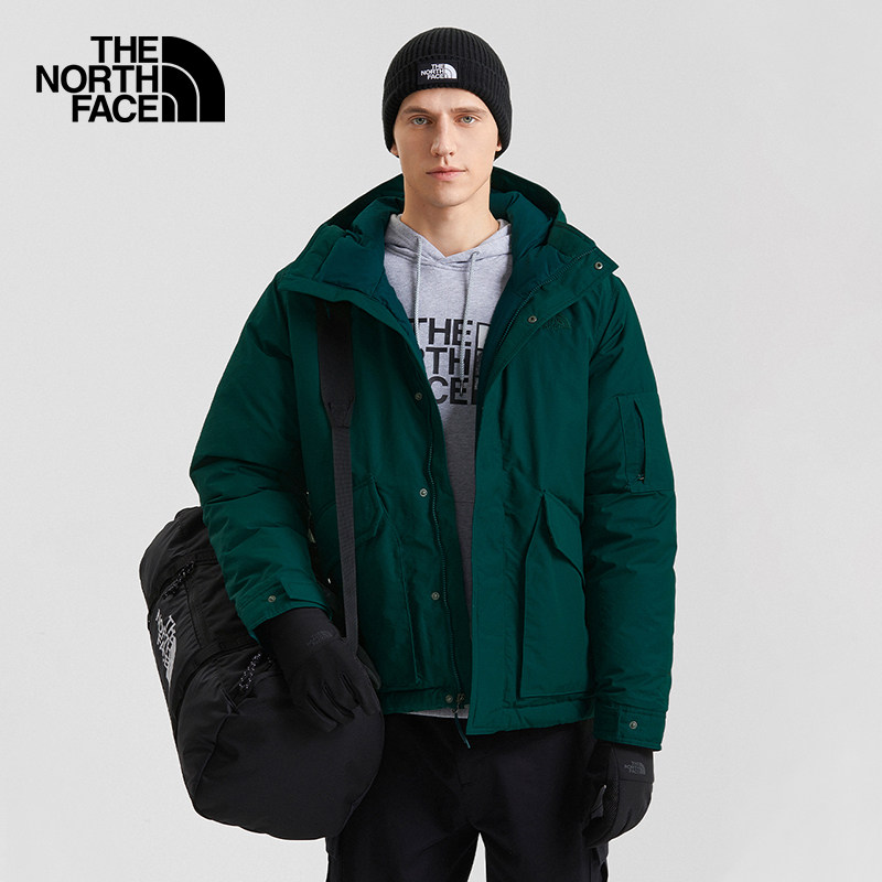 thenorthface北面羽绒服男户外700蓬鹅绒防风保暖连帽外套7qt6