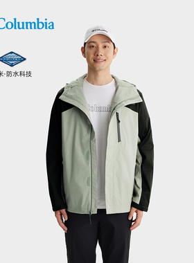 Columbia哥伦比亚冲锋衣男户外休闲旅行防水夹克徒步外套XE3376