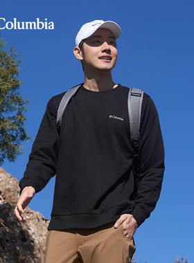 Columbia哥伦比亚男女同款城市户外内里薄绒运动圆领卫衣AE6769