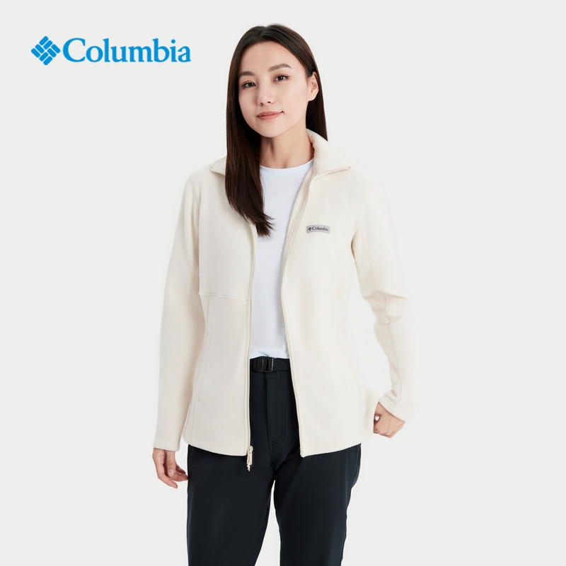 Columbia哥伦比亚抓绒衣女23秋冬新款户外休闲舒适修身外套XK0841-封面