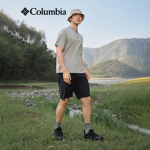 Columbia哥伦比亚户外男26春夏新品拒水UPF50防晒运动短裤AJ3257