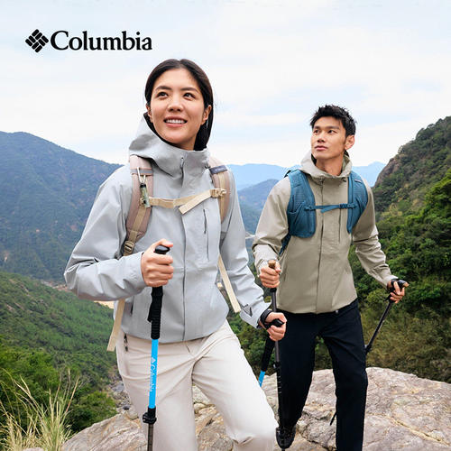 Columbia徒步旅行冲锋衣外套