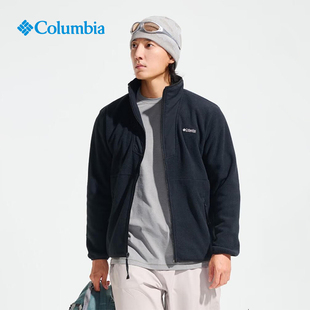Columbia哥伦比亚抓绒衣男25秋冬户外休闲舒适保暖立领外套AE0596