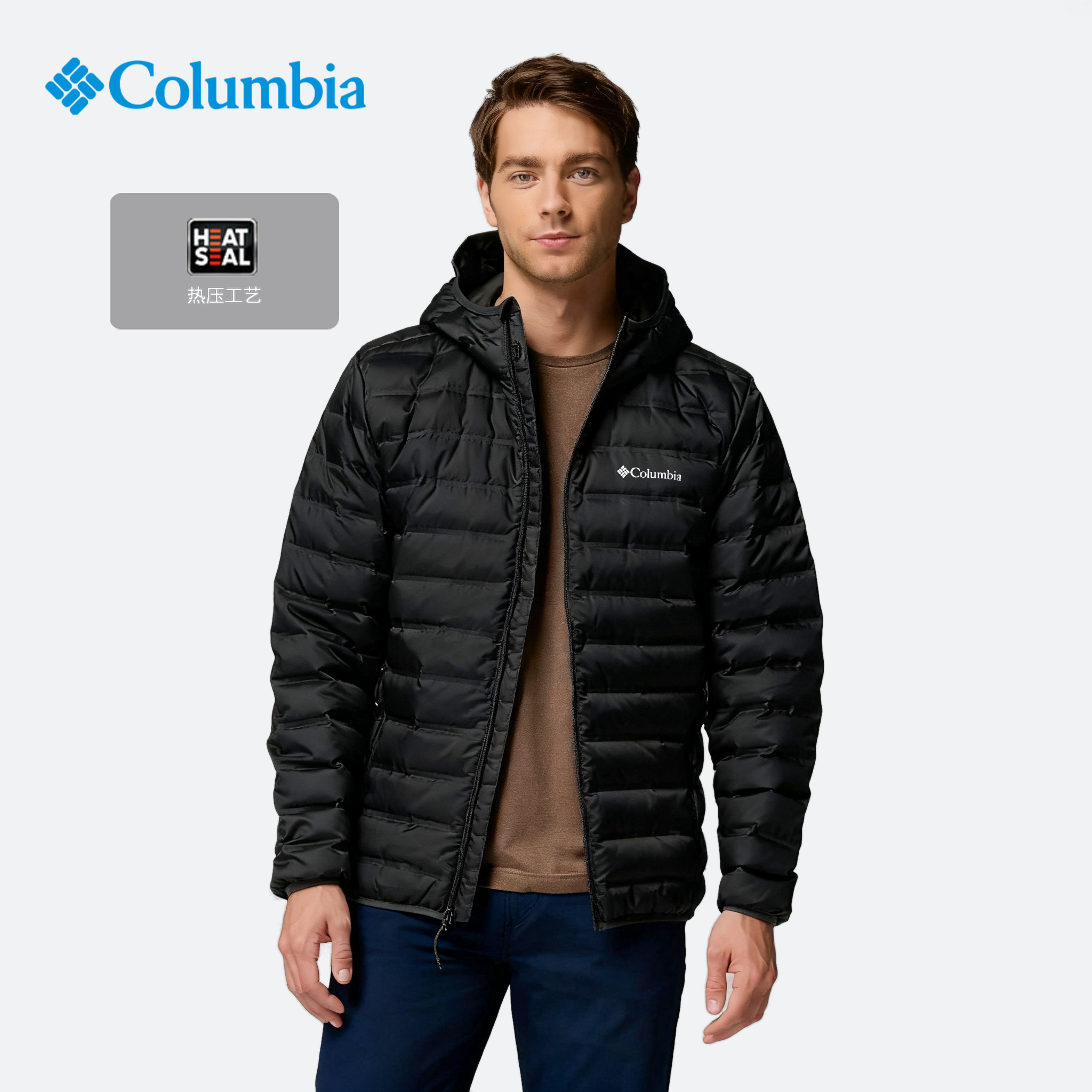 Columbia哥伦比亚羽绒服男25秋冬新款户外轻量保暖连帽外套WE7225,户外/登山/野营/旅行用品,羽绒衣,淘宝优惠券,粉丝福利购,淘宝优惠卷