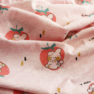 薄款宝宝布料汗布单面针织服装床品被罩纯棉全棉面料手工棉布