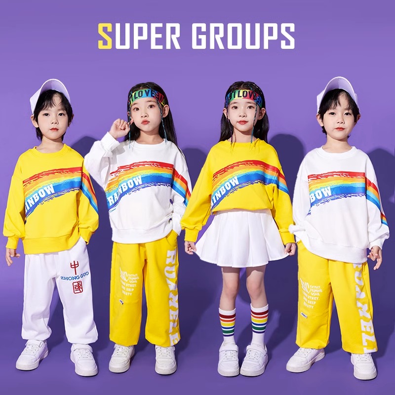 其他男女童运动啦啦队舞服装