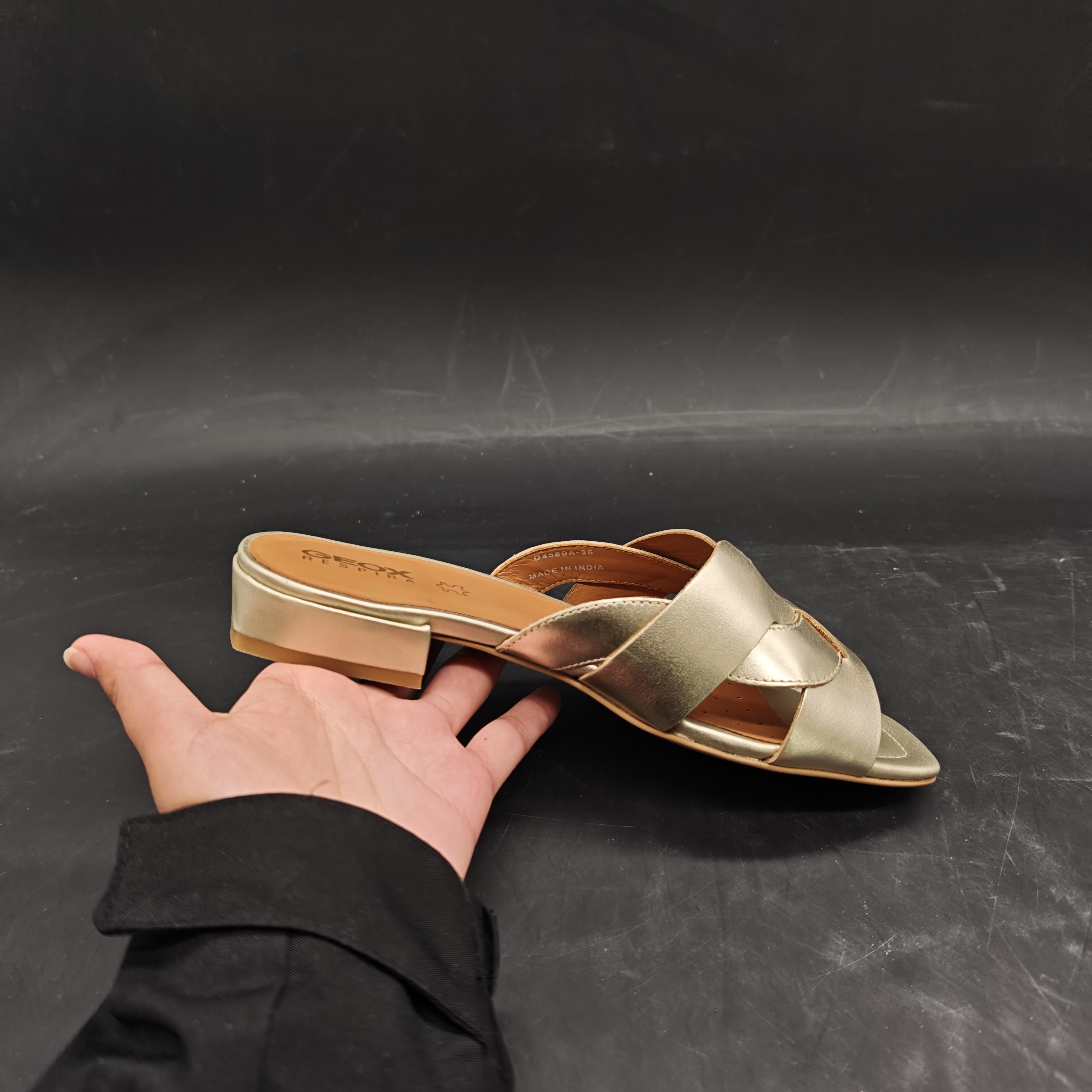 36码GEOX健乐士专柜撤柜女士凉鞋 D4580A C2012