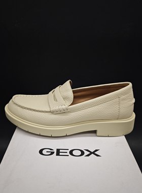 GEOX健乐士专柜撤柜女士牛皮革软面蓝气球底鞋 D25QRA  C1122