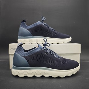 44码 GEOX男士 无原盒 网面蓝气球底休闲鞋