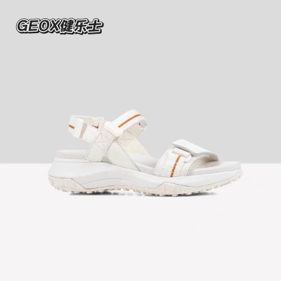 GEOX健乐士25新品专柜撤柜女士百搭经典透气休闲凉鞋D35TBB C1000