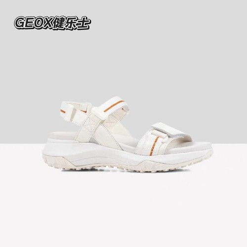 GEOX健乐士25新品专柜撤柜女士百搭经典透气休闲凉鞋D35TBB C1000