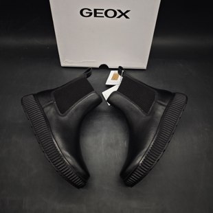 GEOX健乐士专柜撤柜女士牛皮革靴子 C9999 D46XFB