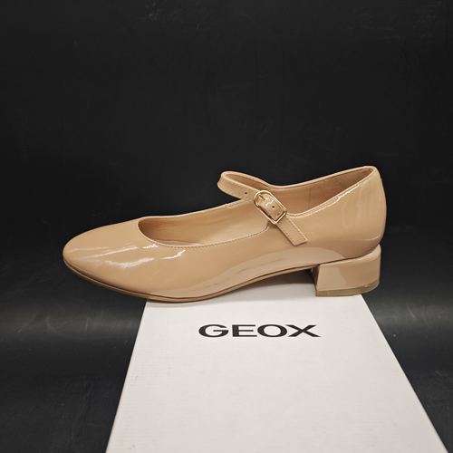 专柜撤柜25年新品GEOX健乐士玛丽珍鞋女士浅口单鞋 D46WMA C5000