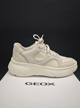 36码GEOX健乐士专柜撤柜女士增高轻便休闲运动鞋 D55NHB C1122