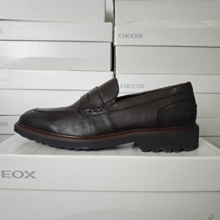 U16DRD 牛皮革软面平底皮鞋 C6024 GEOX健乐士杰欧适男士 43码