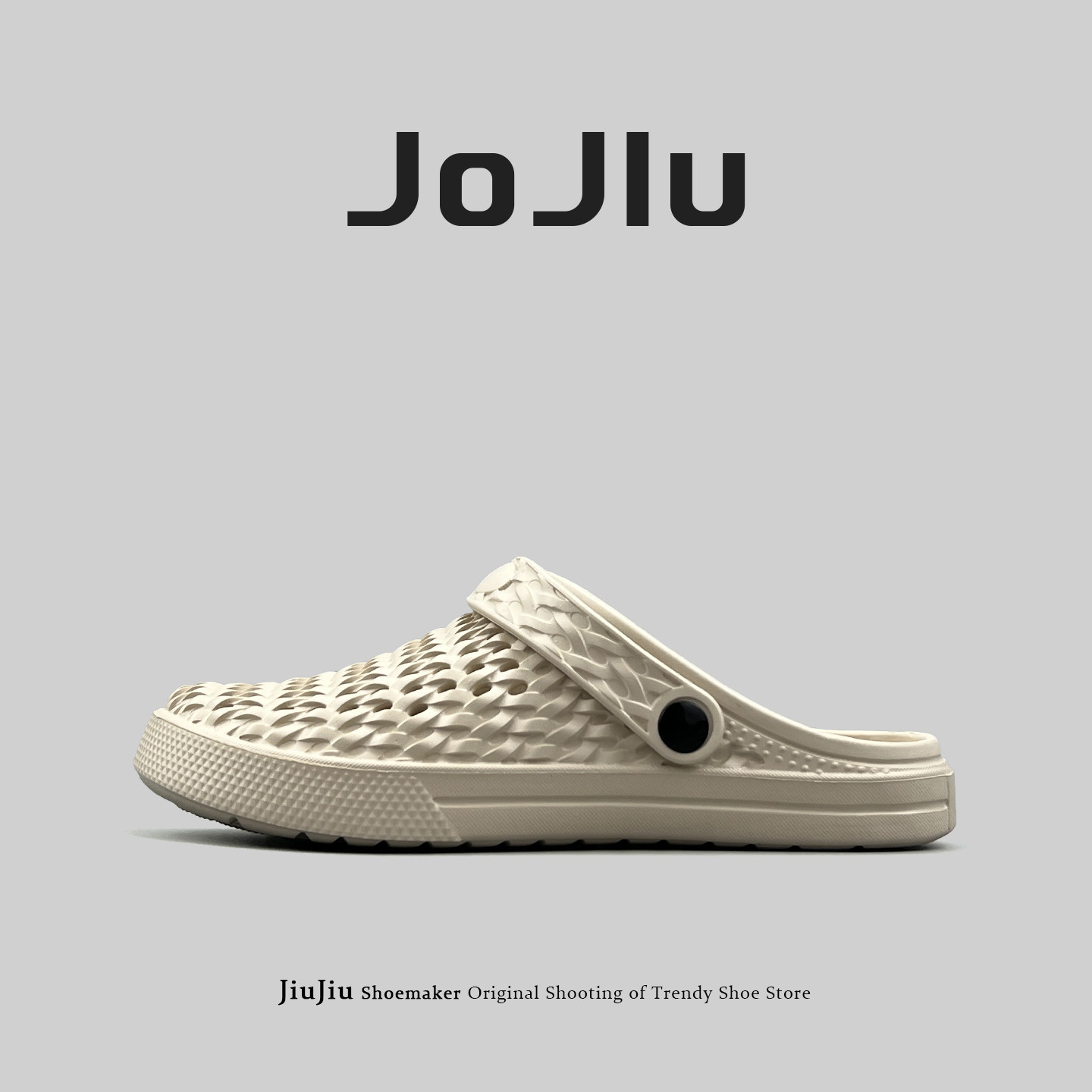 外贸日本单男轻质包头镂空透气两用洞洞鞋夏季大码外穿开车凉拖鞋