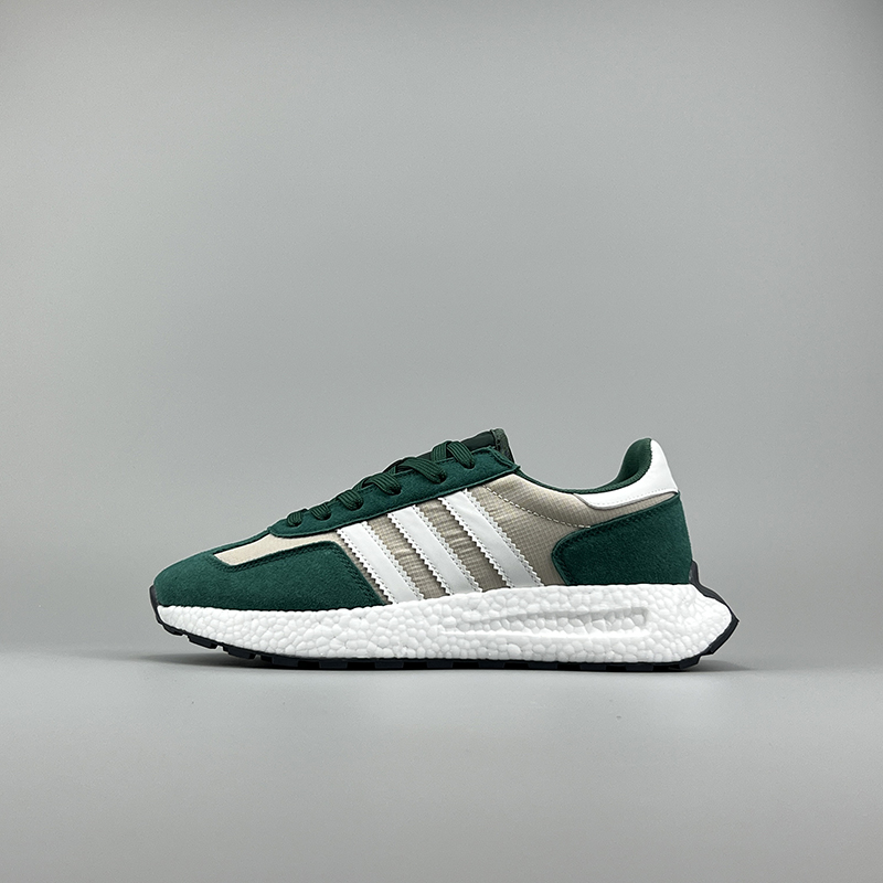 夏季透气网面真皮减震老爹阿甘鞋