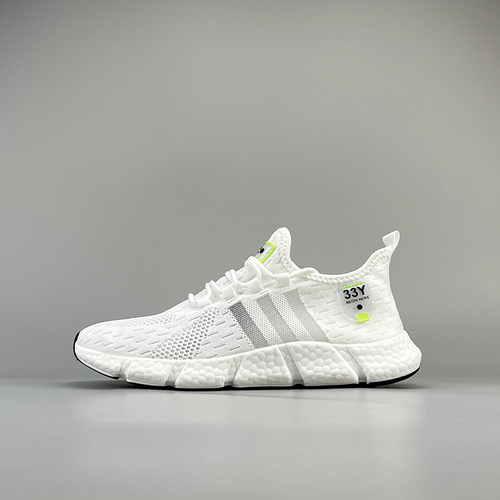 情侣款大码轻便爆米花软底慢跑鞋