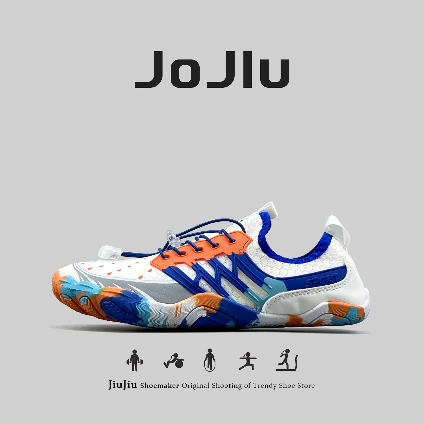 外贸沙滩浮替赶海游泳涉水溯溪鞋男女大码透气网面健身瑜伽攀岩鞋