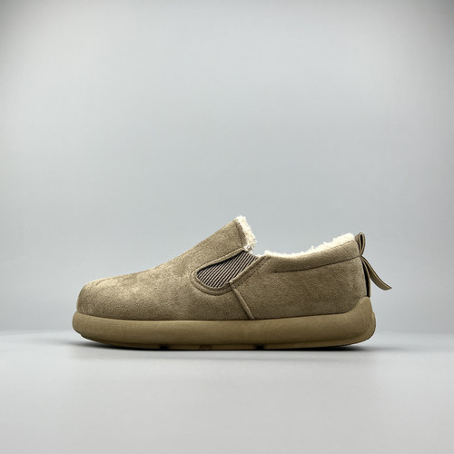 户外徒步休闲雪地勃肯鞋毛绒潮鞋