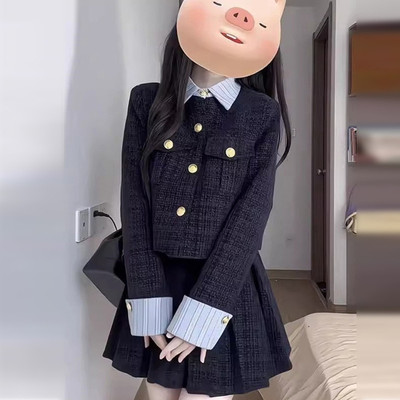 小香风洋装套装女春装202