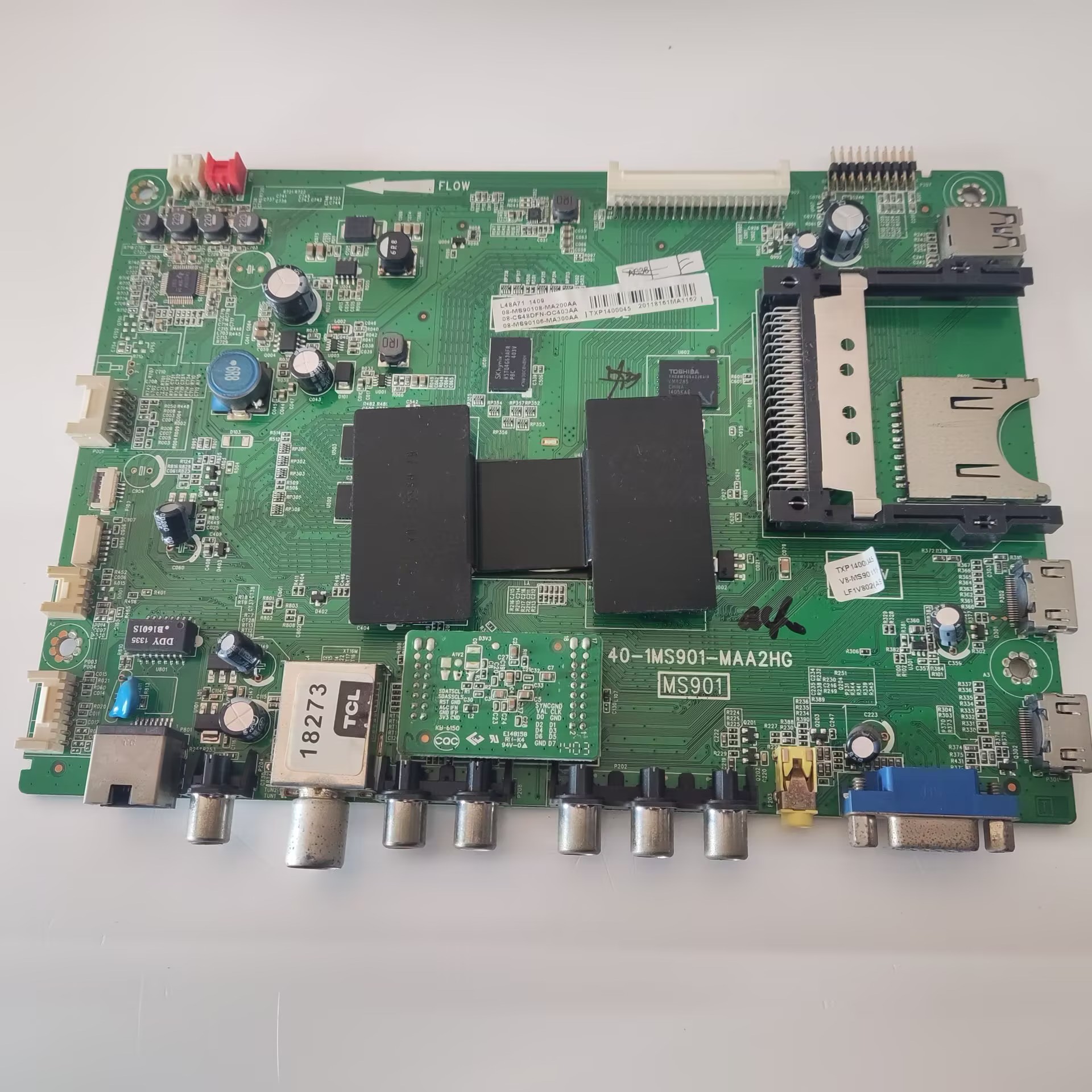 TCL L48A71液晶主板40-1MS901-MAA2HG配屏LVF480SE4L CD9实拍图
