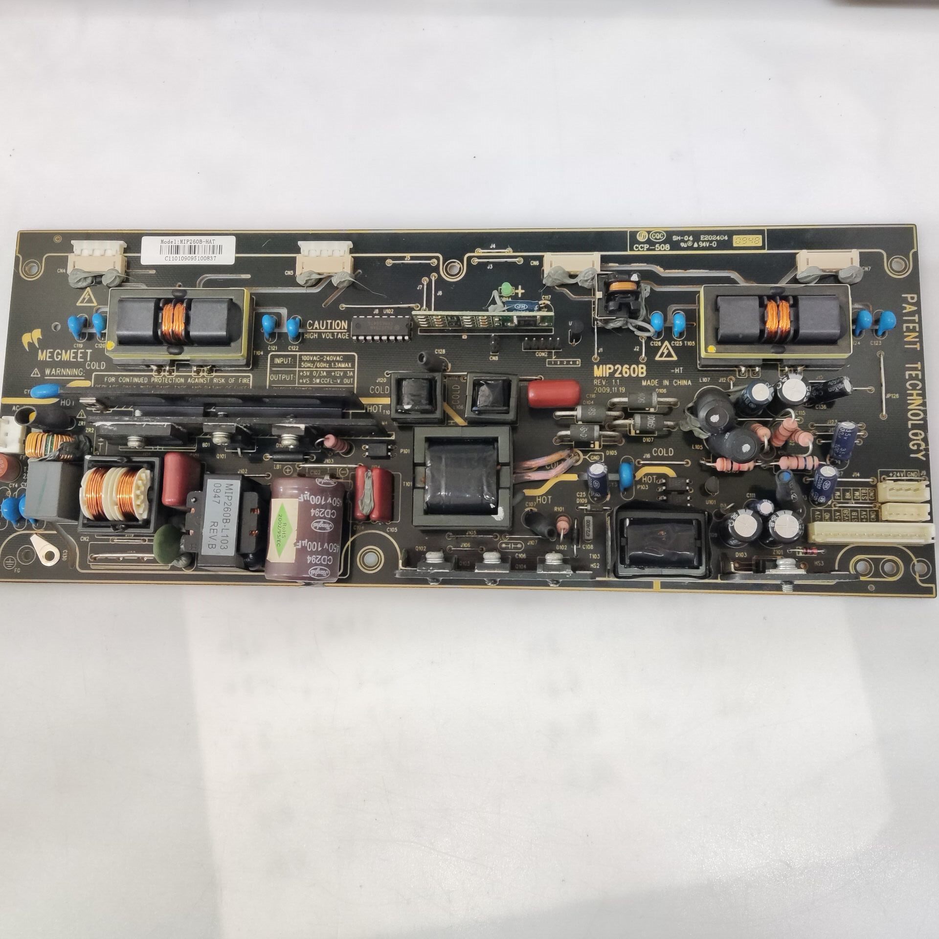 原装清华同方 LC-26B85 电源板 MIP260B 实物拍摄注意接口