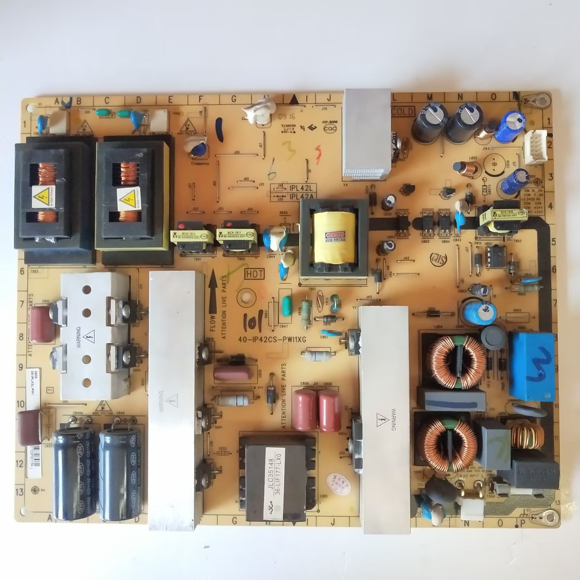 飞利浦 42PFL3609/5609/6609 电源板 40-IP42CS-PWI1XG 实拍图