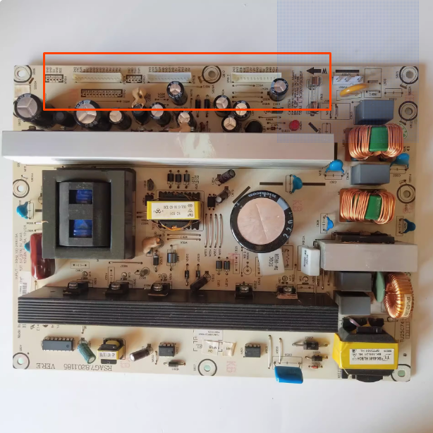 实物图海信TLM42V88 TLM42P69GP 电源RSAG7.820.1185测试好.