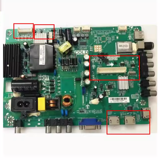 原装！东芝39L2309C主板TP.MS18VG.P78配屏LVF390AUDX E1实物图