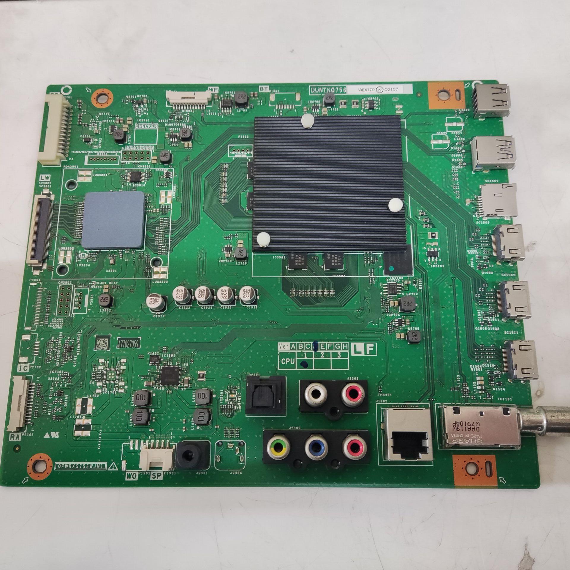 适用于夏普50TX6100A主板DUNTKG756 QPWBXG756WJN1屏V500DJ7-ME5图片