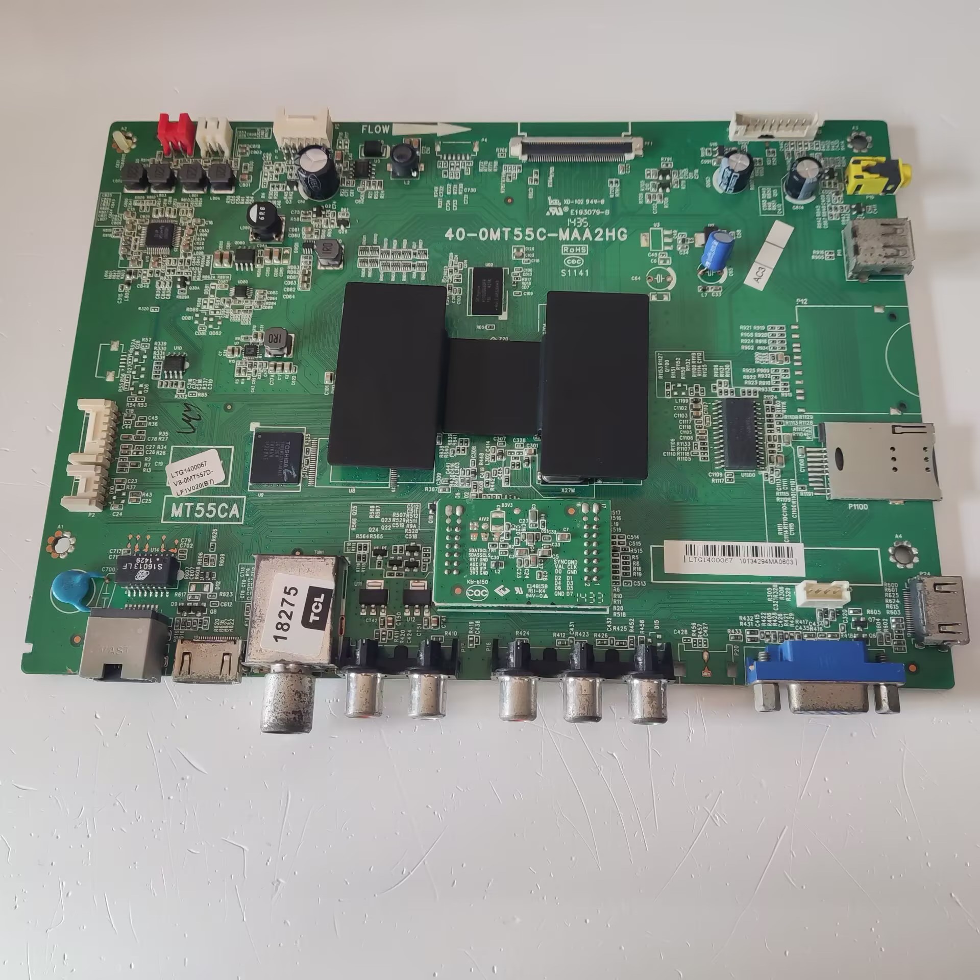 原装TCL L55F2880A主板40-0MT55C-MAA2HG配屏LVF550CS0T已测好