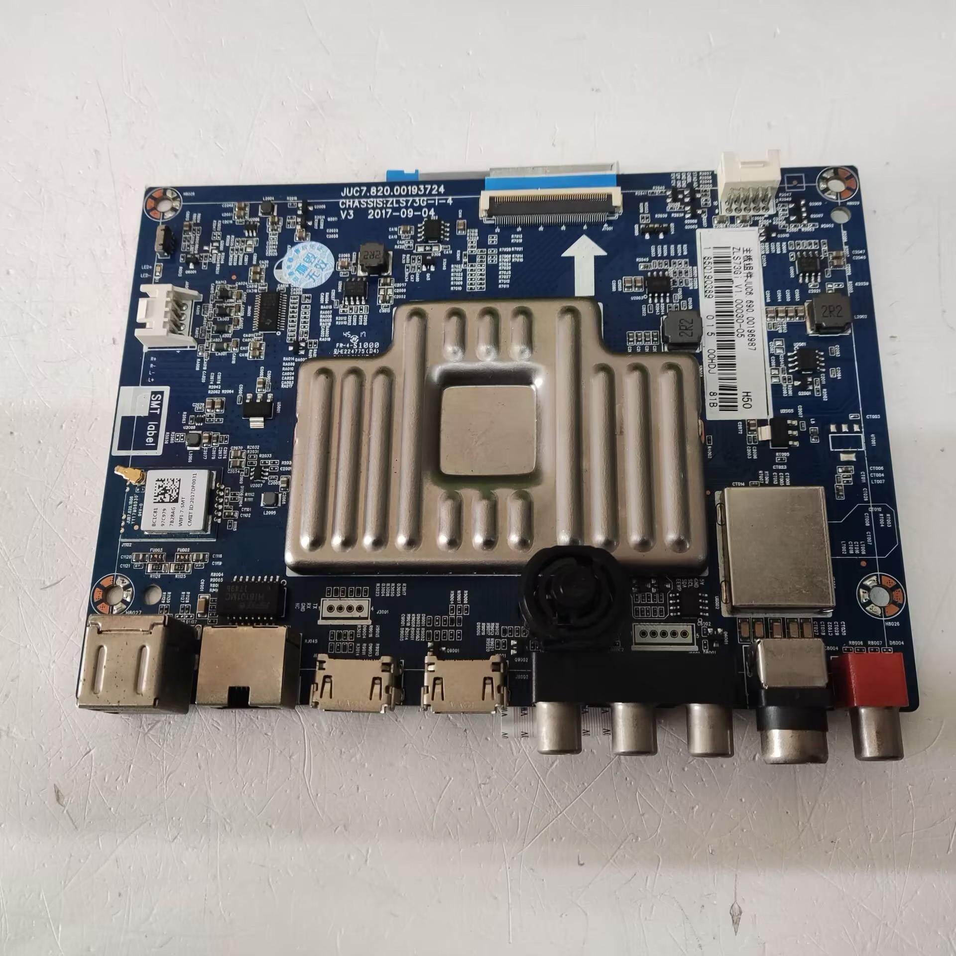 原装长虹55U1液晶主板JUC7.820.00193724配屏C550U17-E3-H现货