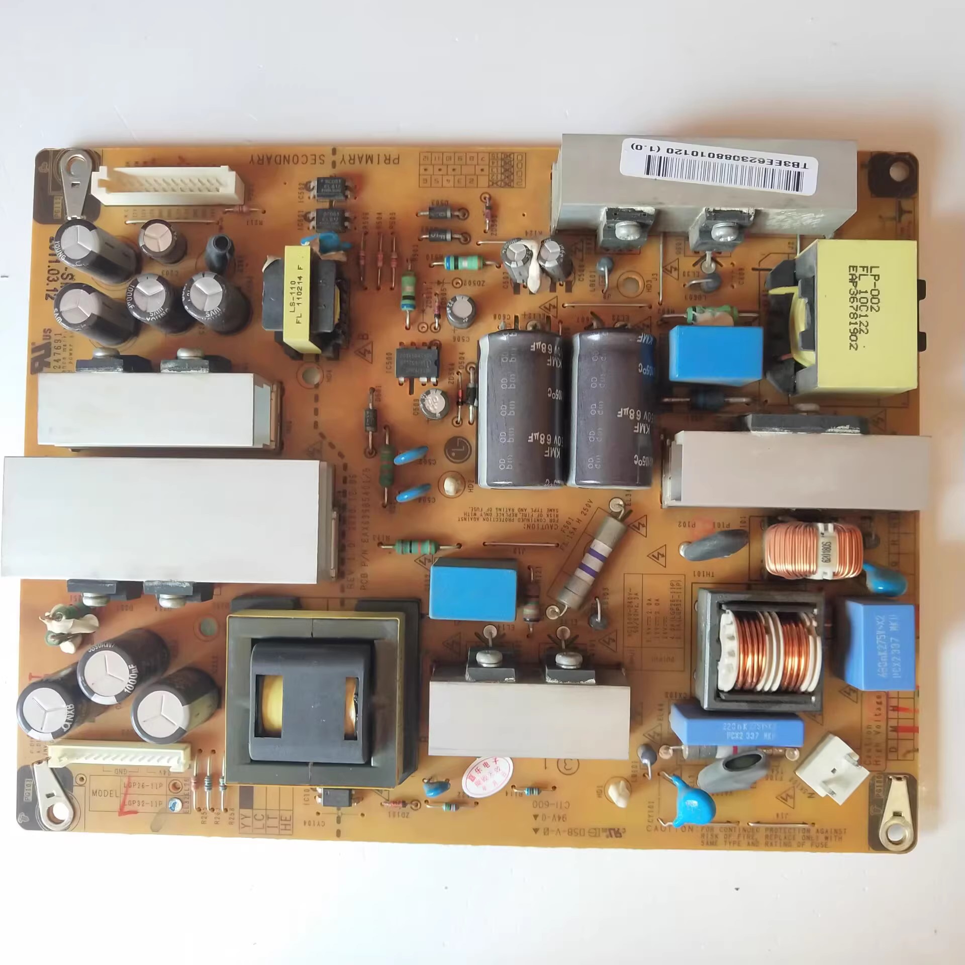 测试好！LG电视32LD325C-CA电源板EAX63985401/5 LGP32一11P现货.