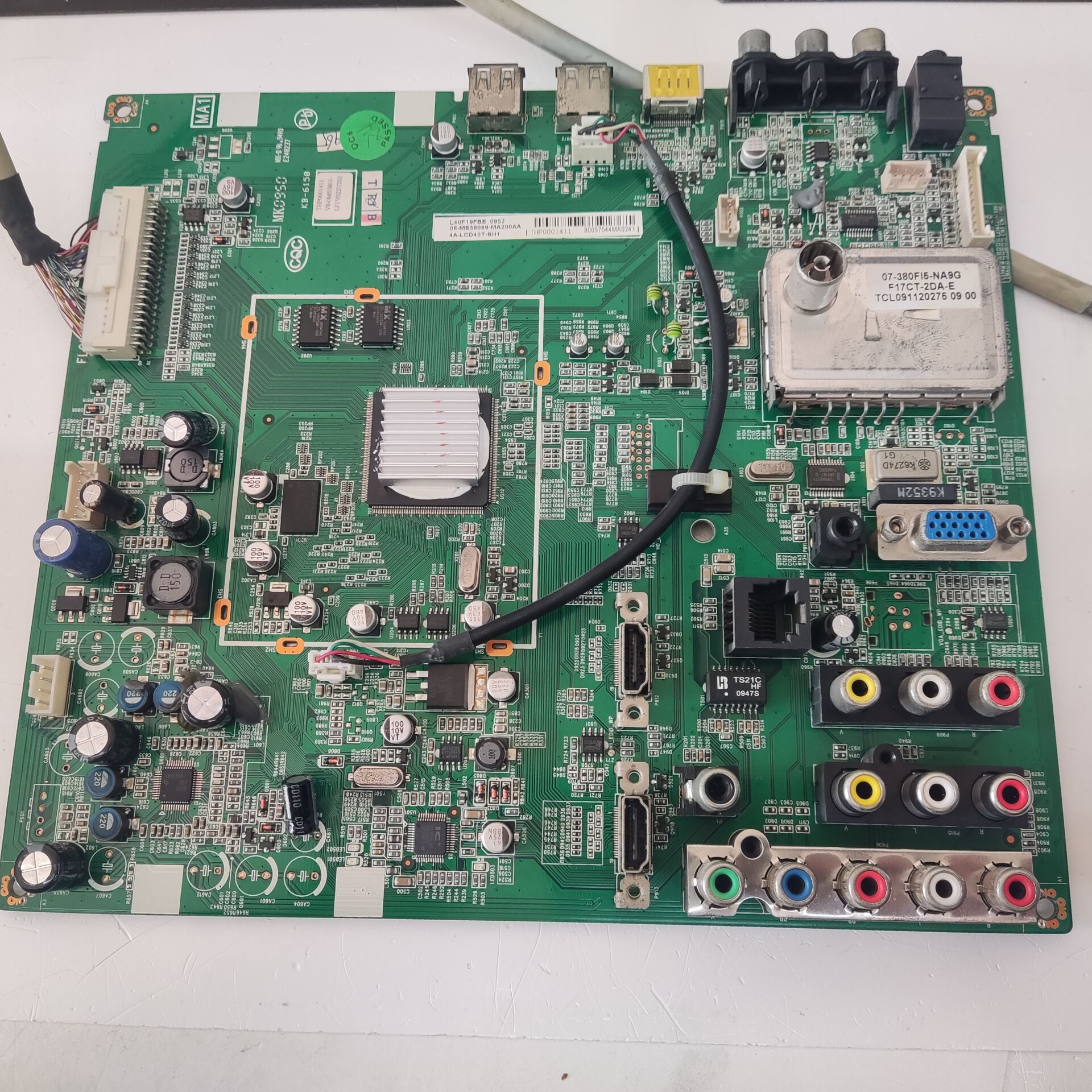 原装TCLL40F19FBE主板40-